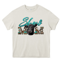 Cream show mom aztec cowhide black angus Heavy Core Tee - Artiststas