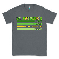 Charcoal Heather st. patrick's lucky clover  artiststas Classic Tee - Artiststas