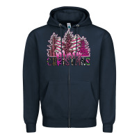 Navy Merry Christmas Zipper Hoodie - SublimationCraftShop