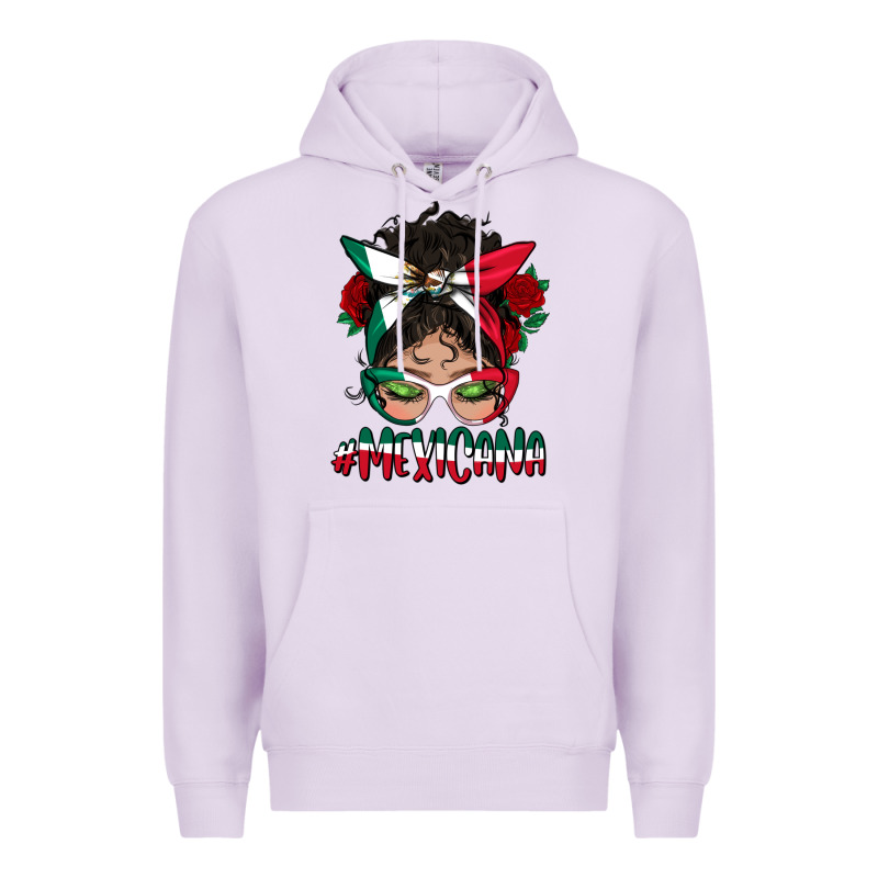 Mexicana Messy Bun Mama Premium Hoodie by BundleAndBundleShop | Teevron