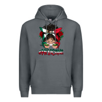 Rock mexicana messy bun mama Premium Hoodie - BundleAndBundleShop