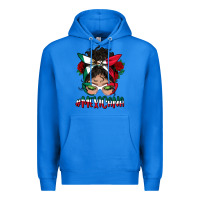 True Royal mexicana messy bun mama Premium Hoodie - BundleAndBundleShop