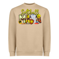 Softball Mama Heavyweight Sweatshirt | Teevron