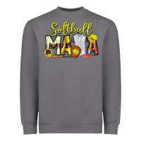 Storm Softball Mama Heavyweight Sweatshirt - CowhideDigitalArt