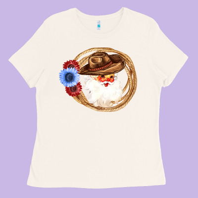 Cowboy Santa Ladies Tee Designed By Bettercallsaul