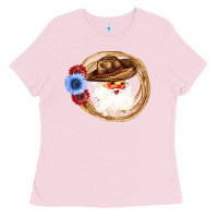 Bubblegum Pink Cowboy Santa Ladies Tee - Bettercallsaul