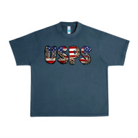 Midnight Navy usps 4th of july Urban Heavy Tee - CowGirlArtShop