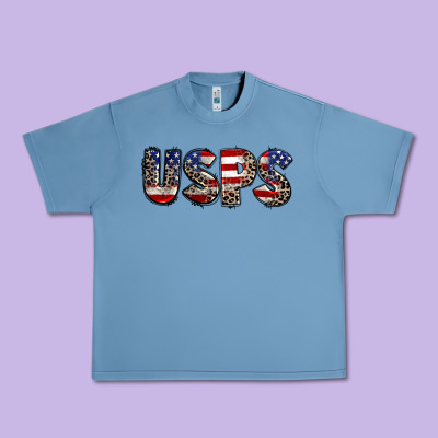 Usps 4th Of July Urban Heavy Tee Designed By Cowgirlartshop