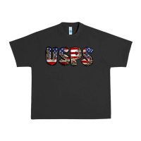 Pigment Black usps 4th of july Urban Heavy Tee - CowGirlArtShop