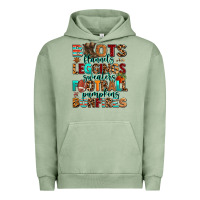 Pigment Oil Green boots flannels Urban Hoodie - AdoDesignShop