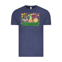 Vintage Denim soccer gnomies Vintage Tee - HowdyJamesFarm