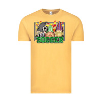 Vintage Mustard soccer gnomies Vintage Tee - HowdyJamesFarm