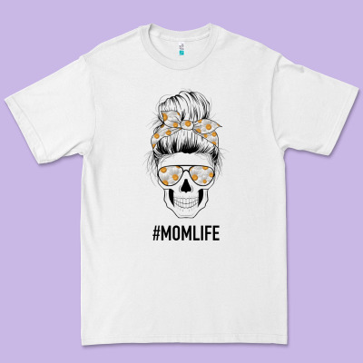 Daisy Mom Skull Premium Tee Designed By Bettercallsaul