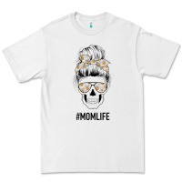 White Daisy Mom Skull Premium Tee - Bettercallsaul