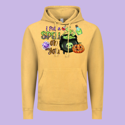 I Put A Spell On You Vintage Hoodie Designed By Cowgirlartshop