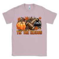 Lilac Tis' the season Football black helmet Classic Tee - NancyCooperArtShop