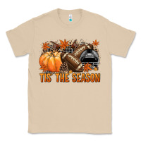 Mushroom Tis' the season Football black helmet Classic Tee - NancyCooperArtShop