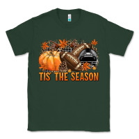 Sports Green Tis' the season Football black helmet Classic Tee - NancyCooperArtShop