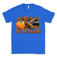 True Royal Tis' the season Football black helmet Classic Tee - NancyCooperArtShop