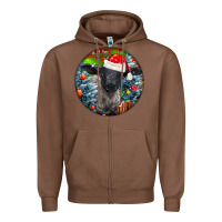 Chestnut christmas suffolk baby sheep ornament Zipper Hoodie - LillyAllenDesigns