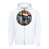 White christmas suffolk baby sheep ornament Zipper Hoodie - LillyAllenDesigns