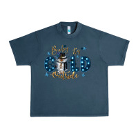 Midnight Navy baby its cold outside Urban Heavy Tee - CowGirlArtShop