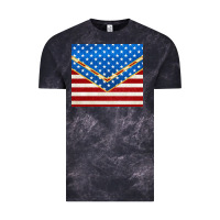 Cloud Black glitter american flag Vintage Tee - TumblerDesignByShophia