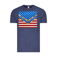Vintage Denim glitter american flag Vintage Tee - TumblerDesignByShophia