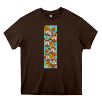 Chocolate Brown fall gnomes pen wrap 1 Heavy Core Tee - Artiststas