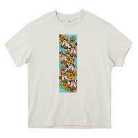Cream fall gnomes pen wrap 1 Heavy Core Tee - Artiststas
