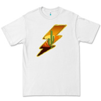 White Cactus Sunset Lightning Premium Tee - Bettercallsaul