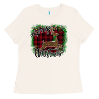 Bone Merry Christmas Deer Ladies Tee - Bettercallsaul