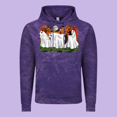 Ghost Horses Halloween Vintage Hoodie Designed By Cowgirlartshop