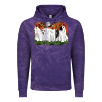 Cloud Purple ghost horses halloween Vintage Hoodie - CowGirlArtShop