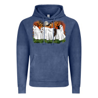 Vintage Denim ghost horses halloween Vintage Hoodie - CowGirlArtShop
