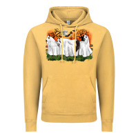 Vintage Mustard ghost horses halloween Vintage Hoodie - CowGirlArtShop