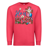 Cardinal he is risen cross Premium Sweatshirt - Artiststas