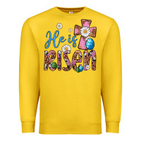 Lemon he is risen cross Premium Sweatshirt - Artiststas
