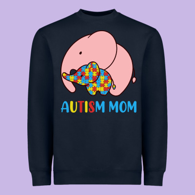 Autism Awareness Autism Mom Heavyweight Sweatshirt Designed By Cowhidedigitalart