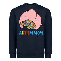Navy autism awareness autism mom Heavyweight Sweatshirt - CowhideDigitalArt