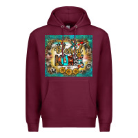 Burgundy blessed nurse tumbler Premium Hoodie - BundleAndBundleShop