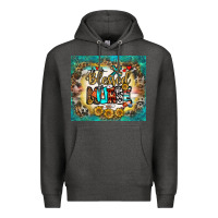 Charcoal Heather blessed nurse tumbler Premium Hoodie - BundleAndBundleShop