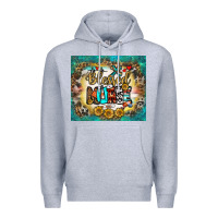 Heather Grey blessed nurse tumbler Premium Hoodie - BundleAndBundleShop