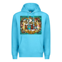Ocean Blue blessed nurse tumbler Premium Hoodie - BundleAndBundleShop