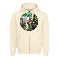 Sandshell christmas southdown baby sheeps Zipper Hoodie - LillyAllenDesigns