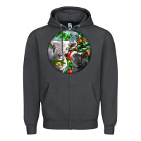 Christmas Southdown Baby Sheeps Zipper Hoodie | Teevron
