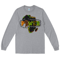 Heather Grey Power Black History Long Sleeve Tee - HowdyJamesFarm