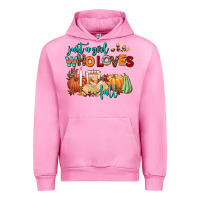 Fuchsia Pink just a girl who loves fall Urban Hoodie - AdoDesignShop