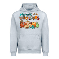 Heather Grey just a girl who loves fall Urban Hoodie - AdoDesignShop