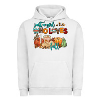 Pigment Lunar Rock just a girl who loves fall Urban Hoodie - AdoDesignShop